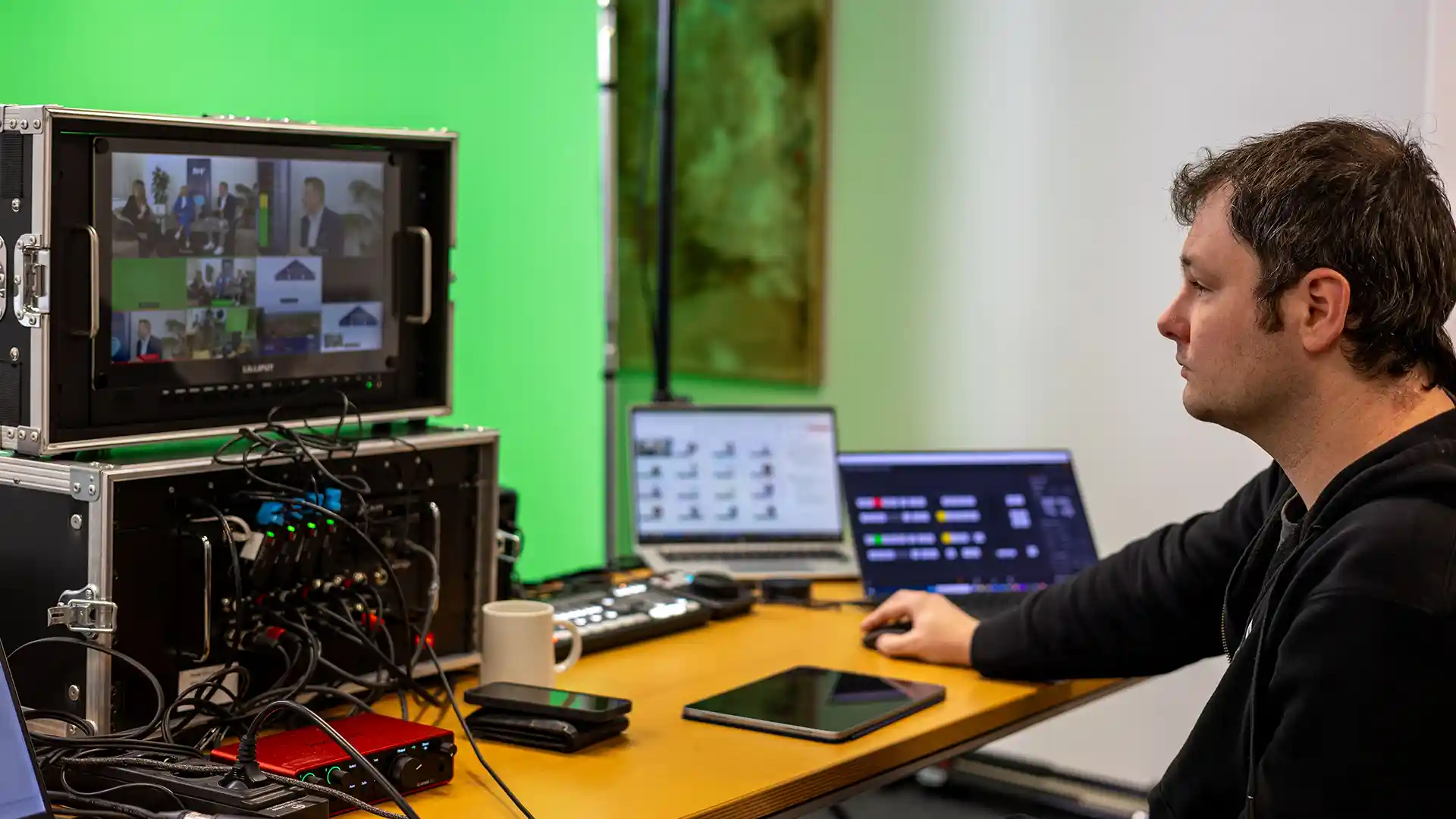 Hochwertige Technik für Livestreams und hybride Events