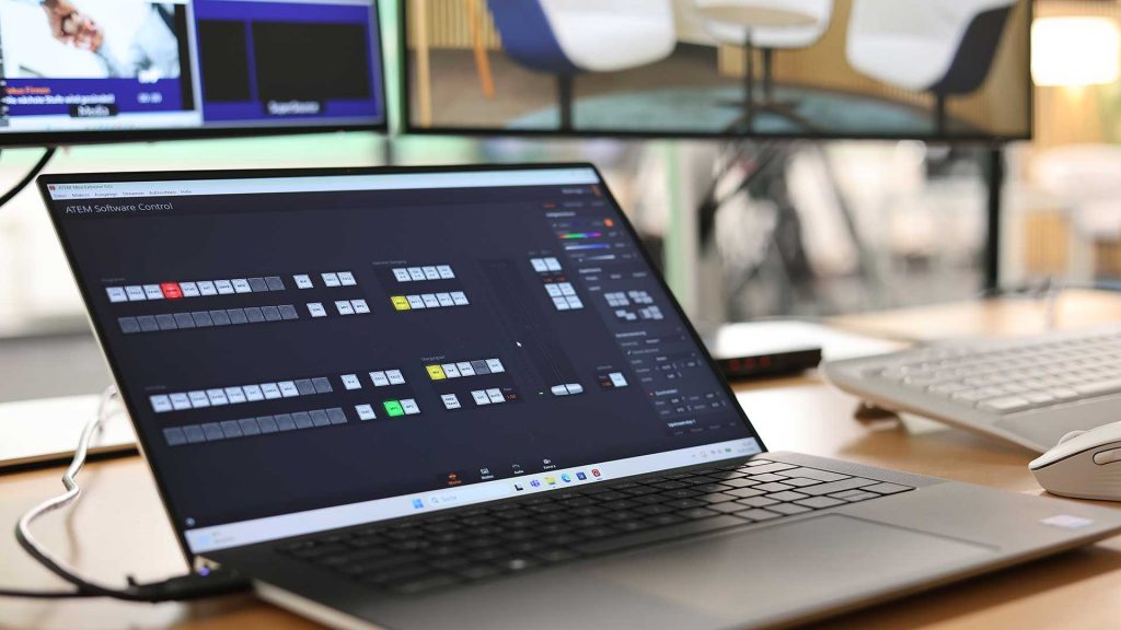 Laptop für Liveschnitt